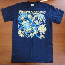 Shield Recordings "Alien" Shirt (blue print)